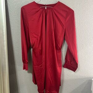 Elegant Red Women's Dress